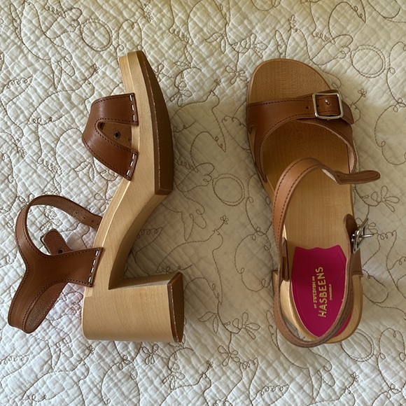 Brand new never worn Swedish Hasbeens clog sandals, size 39. - Picture 2 of 3